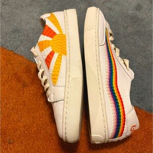 Rainbow Wave Soludos Sneakers - Size 7